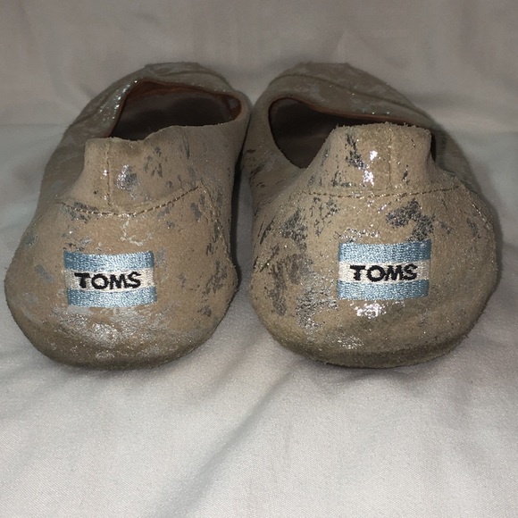 TOMS Ballerina Flats Size 6W. - Picture 3 of 5